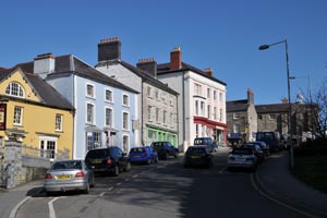 Cardigan from the bridge over the Teifi
