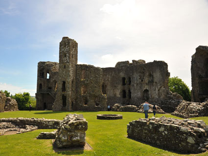 Inner Ward at Llawhaden Castle