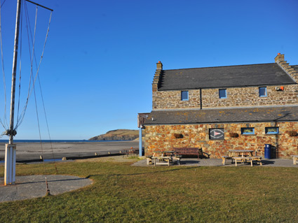 Newport Boat Club on the Parrog