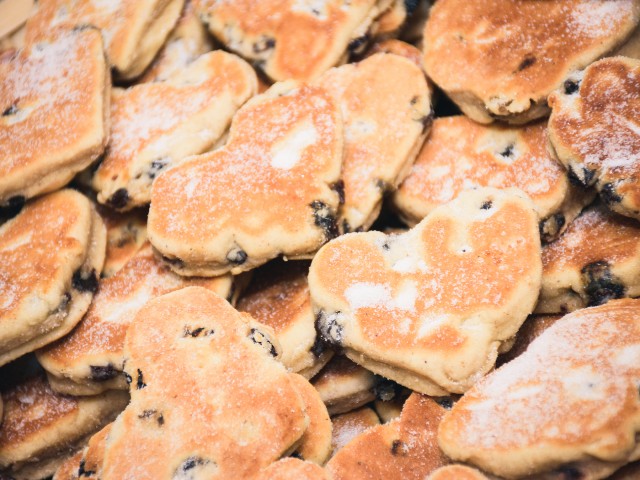 Traditional welsh cakes