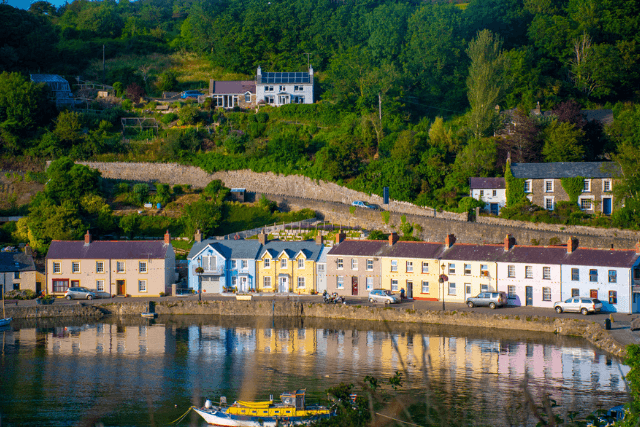 Colourful houses in Fishguard