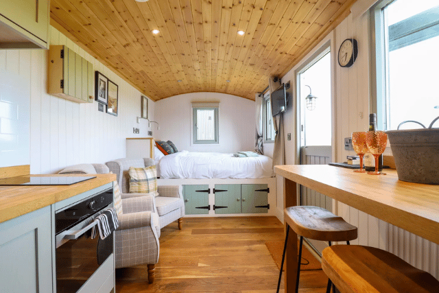 Farm diversification hut example