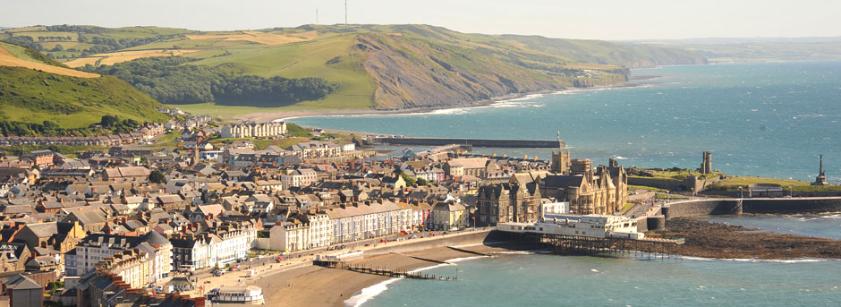 View of Aberystwyth from Constitution Hill